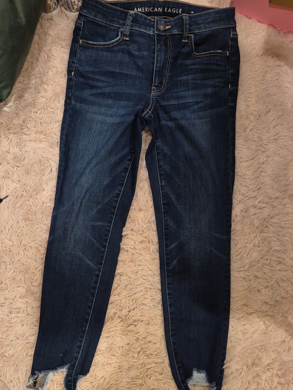 American Eagle Outfitters Dark Indigo Skinny Jeans